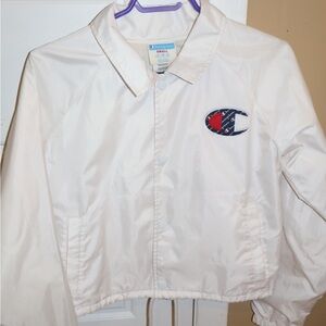 Vintage cropped windbreaker jacket size small